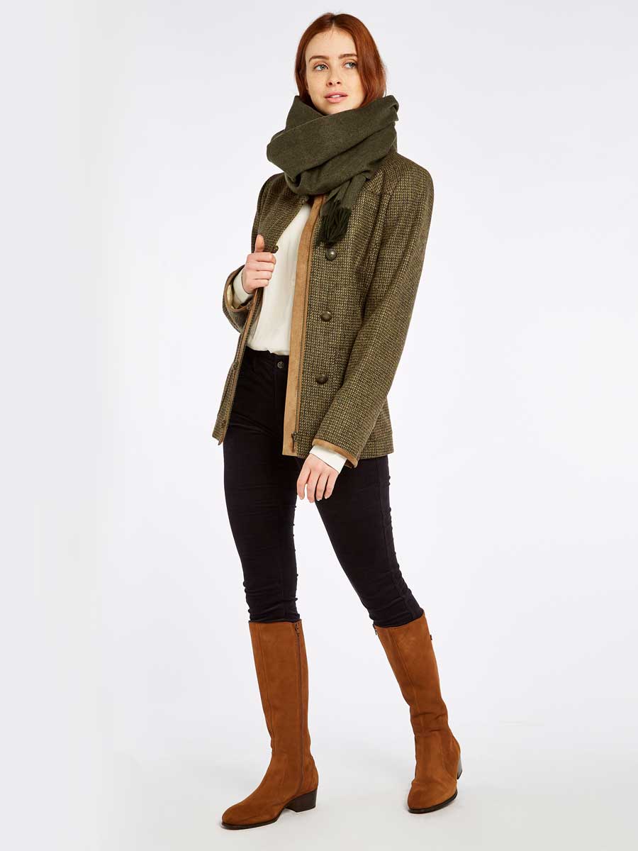 DUBARRY Bracken Ladies Tweed Jacket - Heath - Image 4