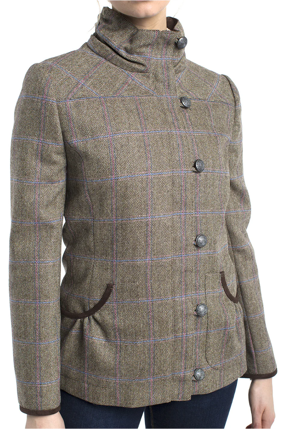 DUBARRY Bracken Ladies Tweed Jacket - Woodrose - Image 2
