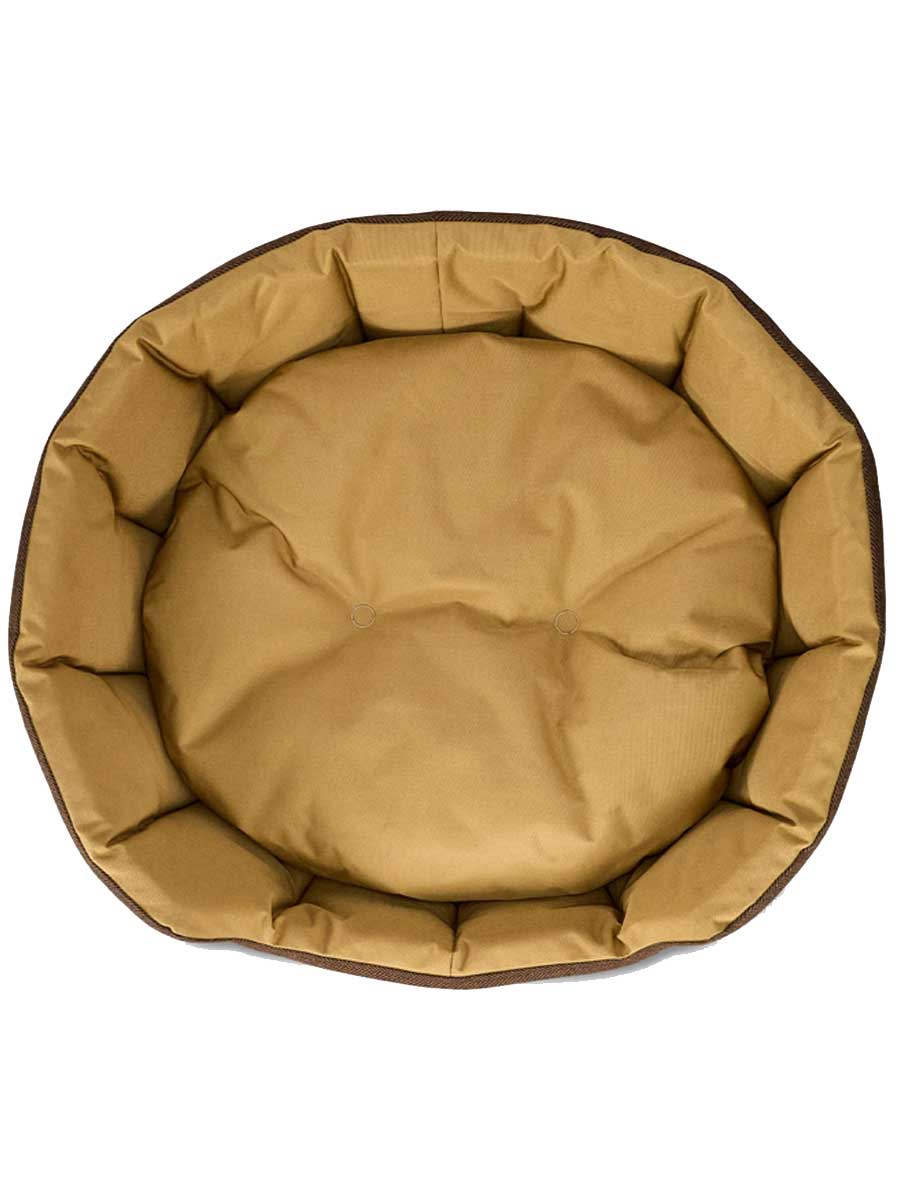 DUBARRY Buster Tweed Reversible Dog Bed - Mocha - Image 8