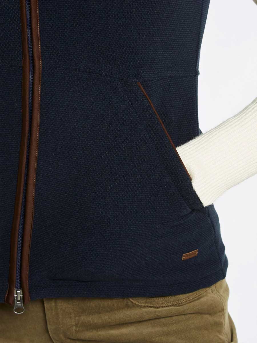 DUBARRY Carbury Fleece Gilet - Womens - Navy - Image 4