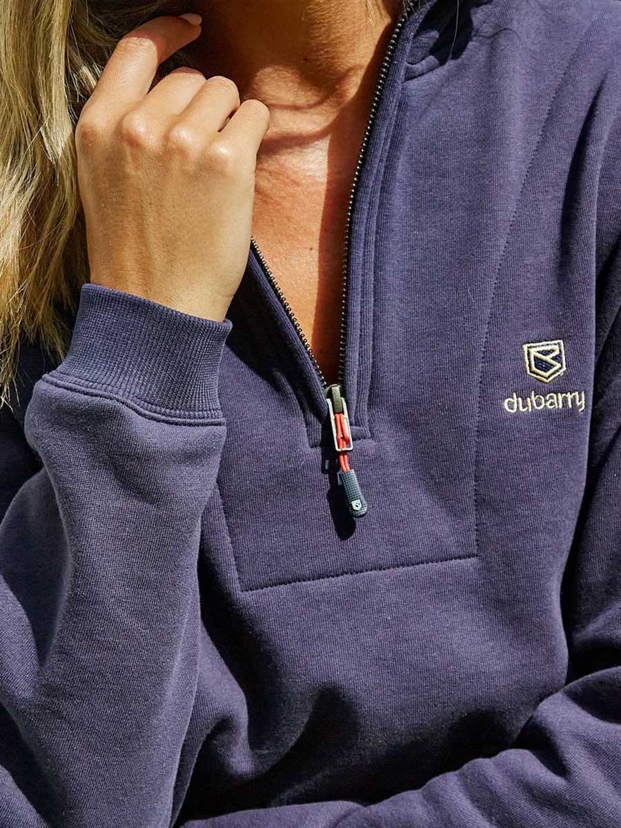 DUBARRY Castlemartyr 1/4 Zip Neck Sweater - Women's - Navy - Image 2