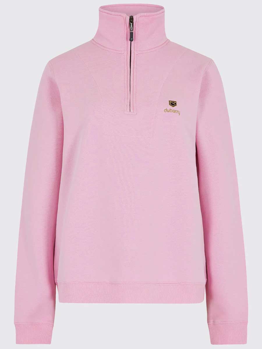 DUBARRY Castlemartyr 1/4 Zip Neck Sweater - Women's - Pink - Image 4