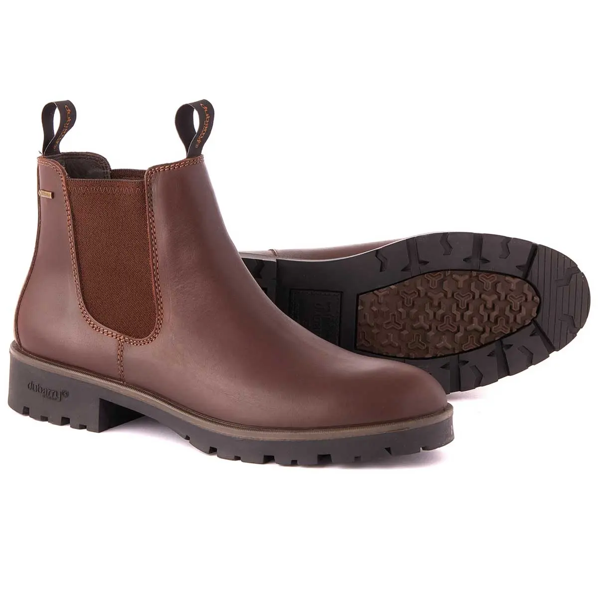 DUBARRY Antrim Waterproof Chelsea Boots - Mens - Mahogany - Image 2