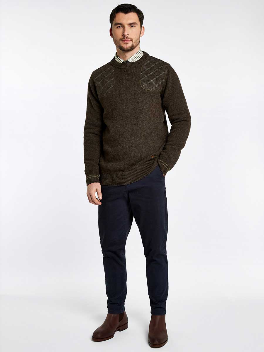 DUBARRY Clarinbridge Crew Neck Sweater - Men's - Mahogany - Image 4