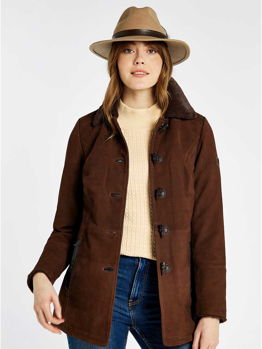 DUBARRY Clarke Leather Jacket - Women's - Walnut - Image 5