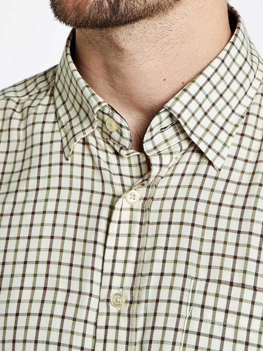 DUBARRY Connell Tattersall Check Shirt - Men's - Mahogany - Image 4