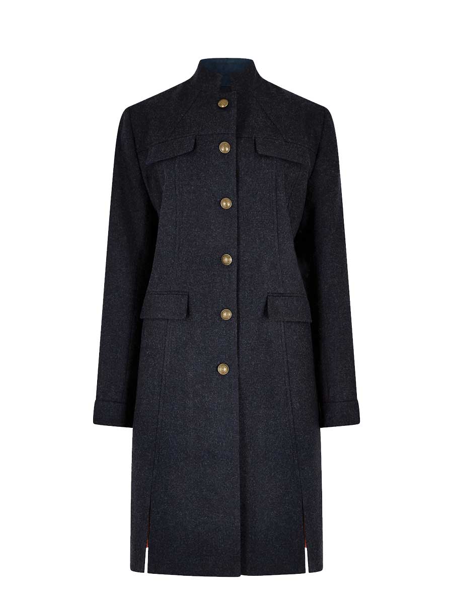 DUBARRY Coolepark Tweed Coat - Ladies - Navy - Image 3