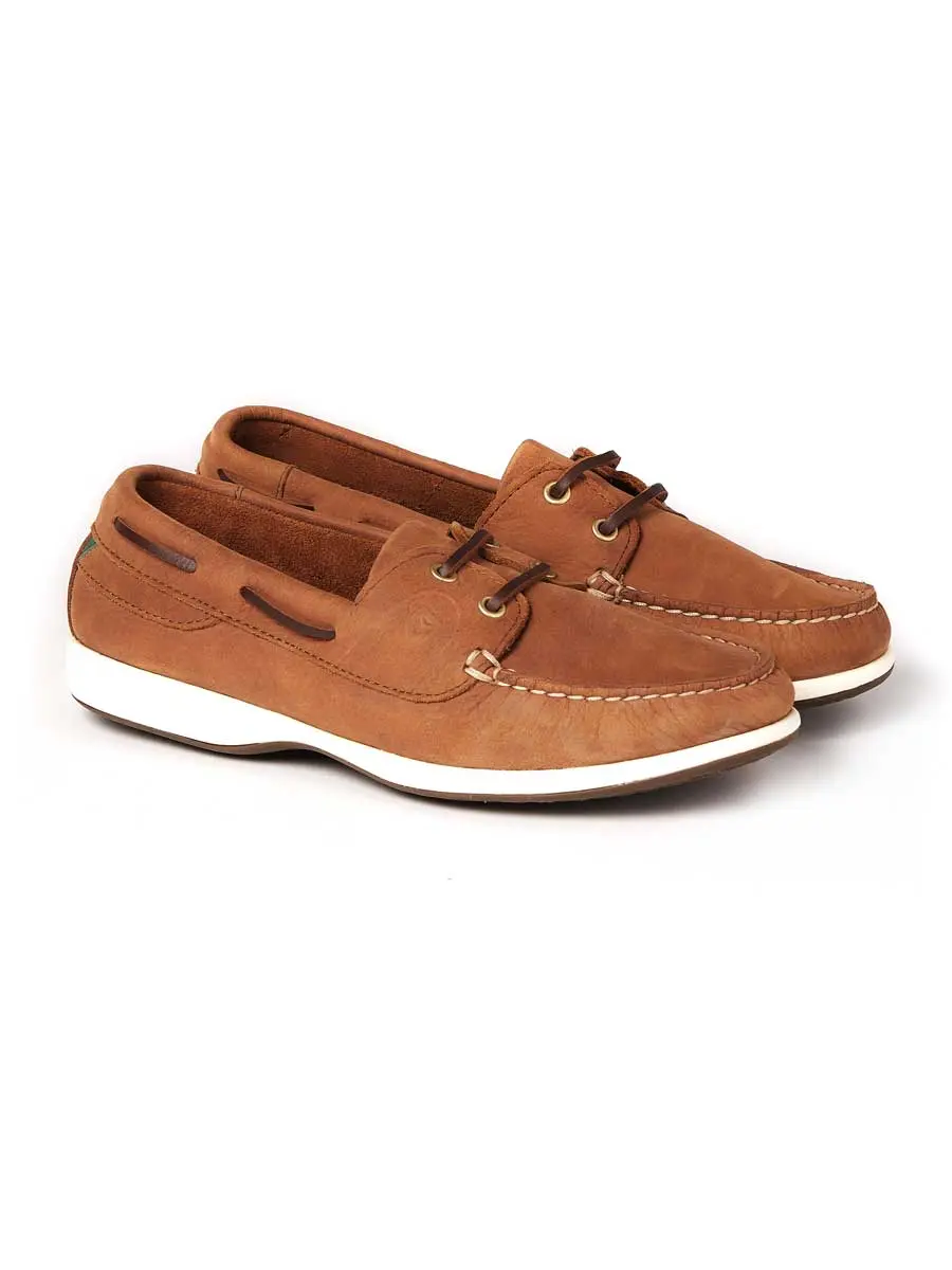 DUBARRY Ladies Elba XLT Deck Shoes - Chestnut - Image 3