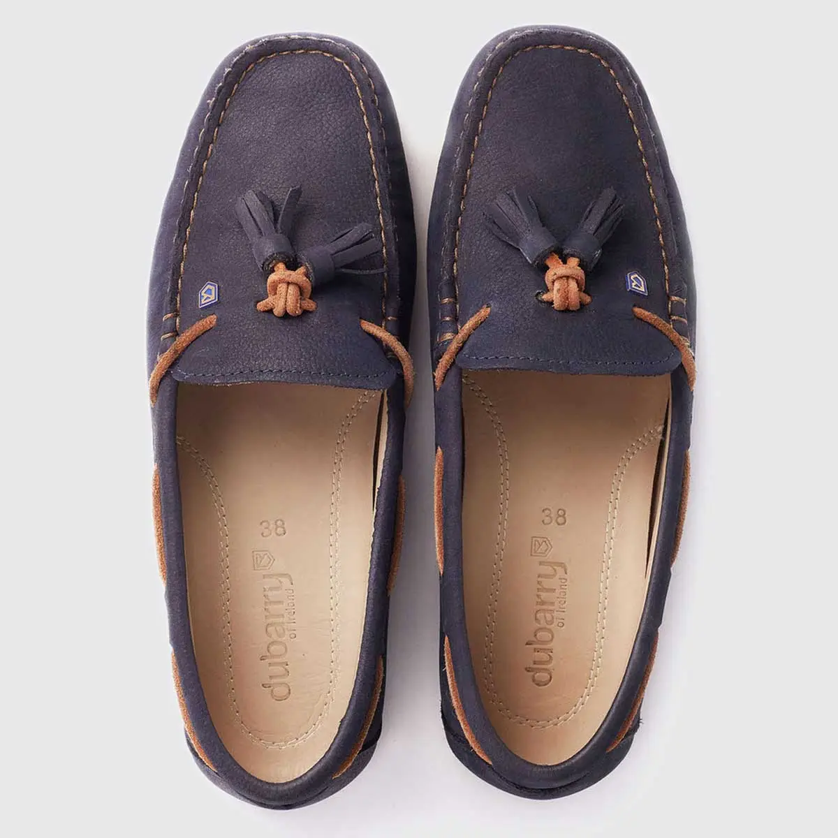 DUBARRY Ladies Jamaica Deck Shoes - Navy - Image 3