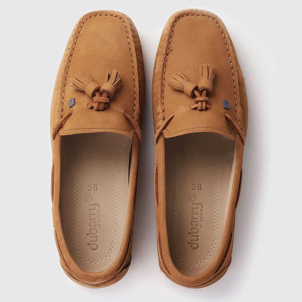 DUBARRY Ladies Jamaica Deck Shoes - Tan - Image 3