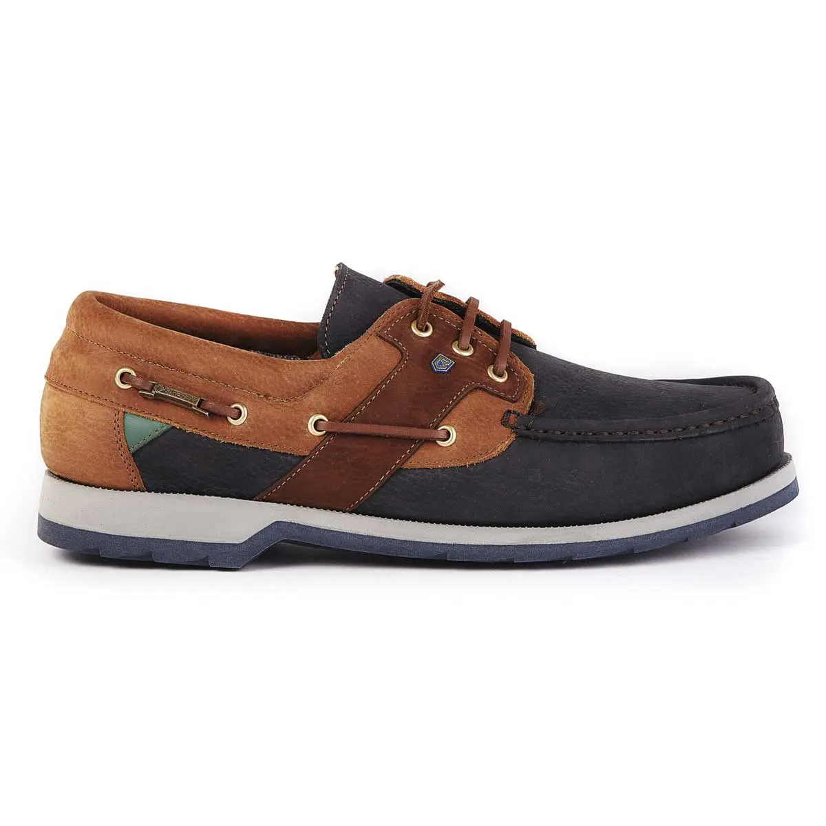 DUBARRY Clipper Deck Shoes - Men's Gore-Tex - Navy / Brown - Image 3