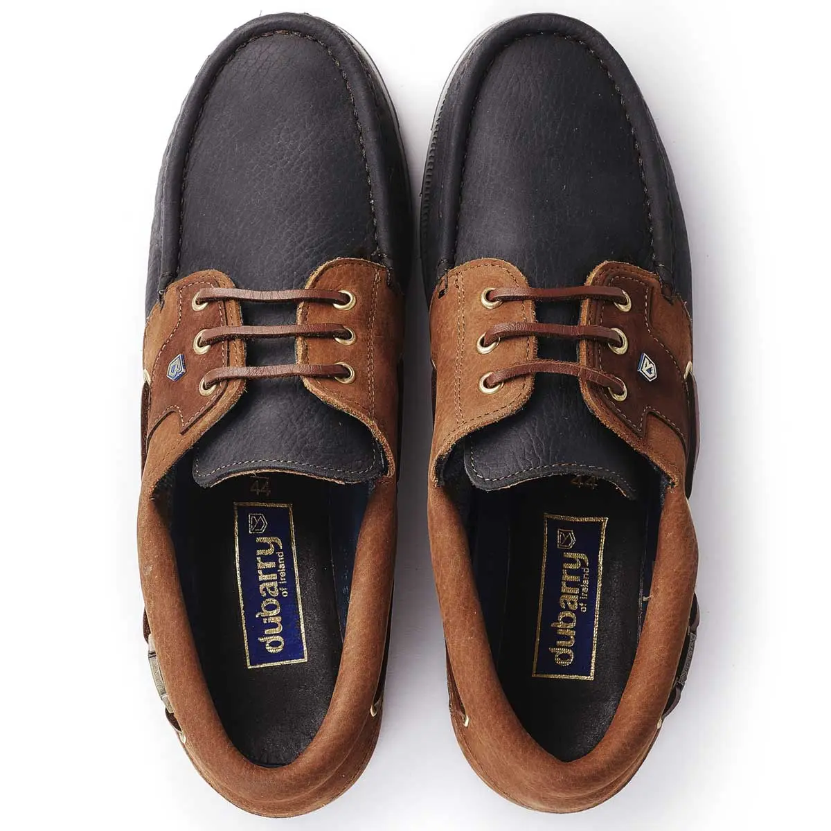 DUBARRY Clipper Deck Shoes - Men's Gore-Tex - Navy / Brown - Image 4
