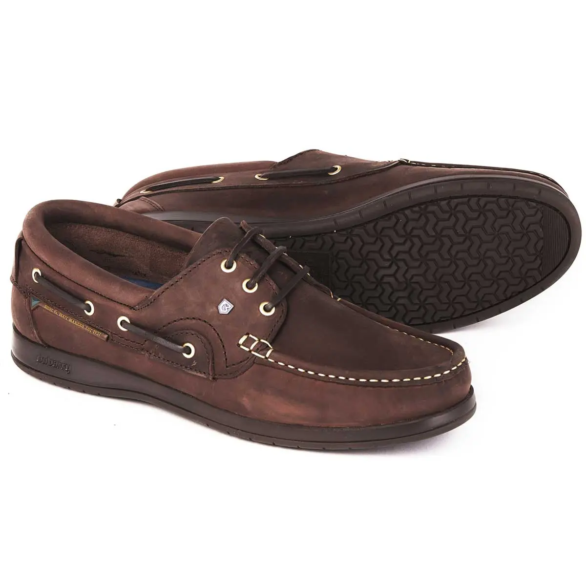 DUBARRY Men's Commodore X LT Deck Shoes - Old Rum - Image 2