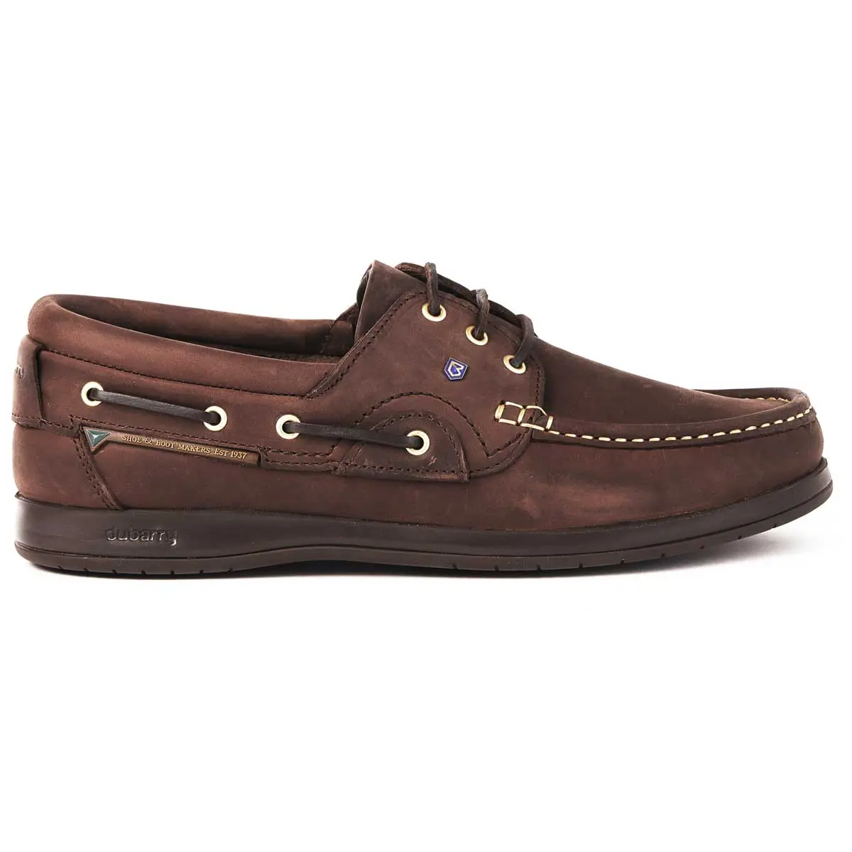 DUBARRY Men's Commodore X LT Deck Shoes - Old Rum - Image 3