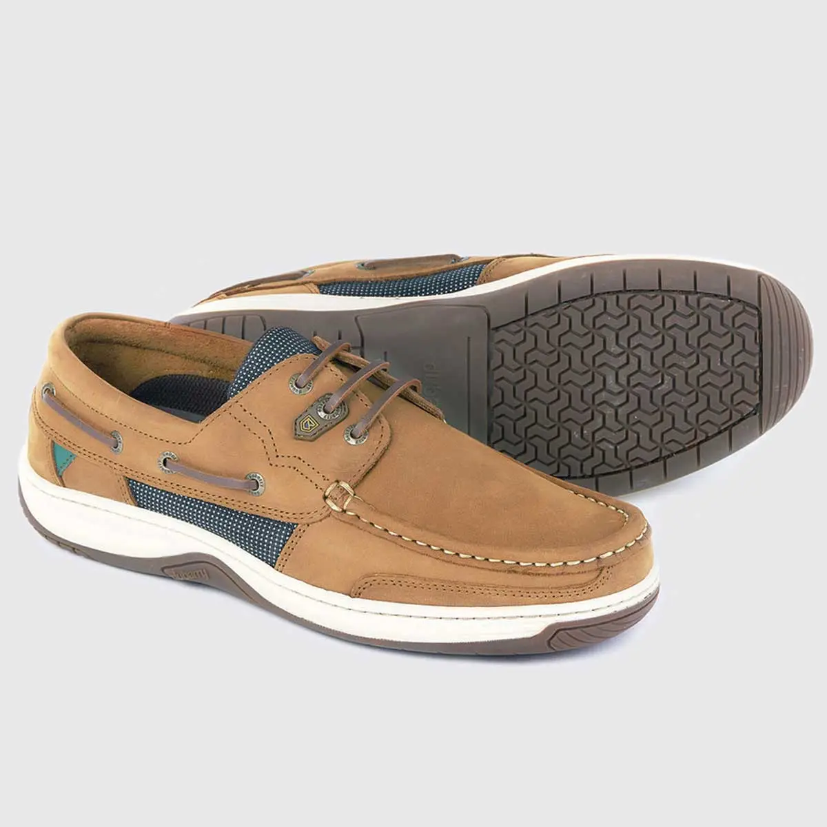 DUBARRY Men's Regatta Deck Shoes - Brown Nubuck - Image 2