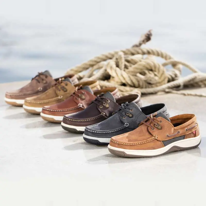 DUBARRY Men's Regatta Deck Shoes - Brown Nubuck - Image 3