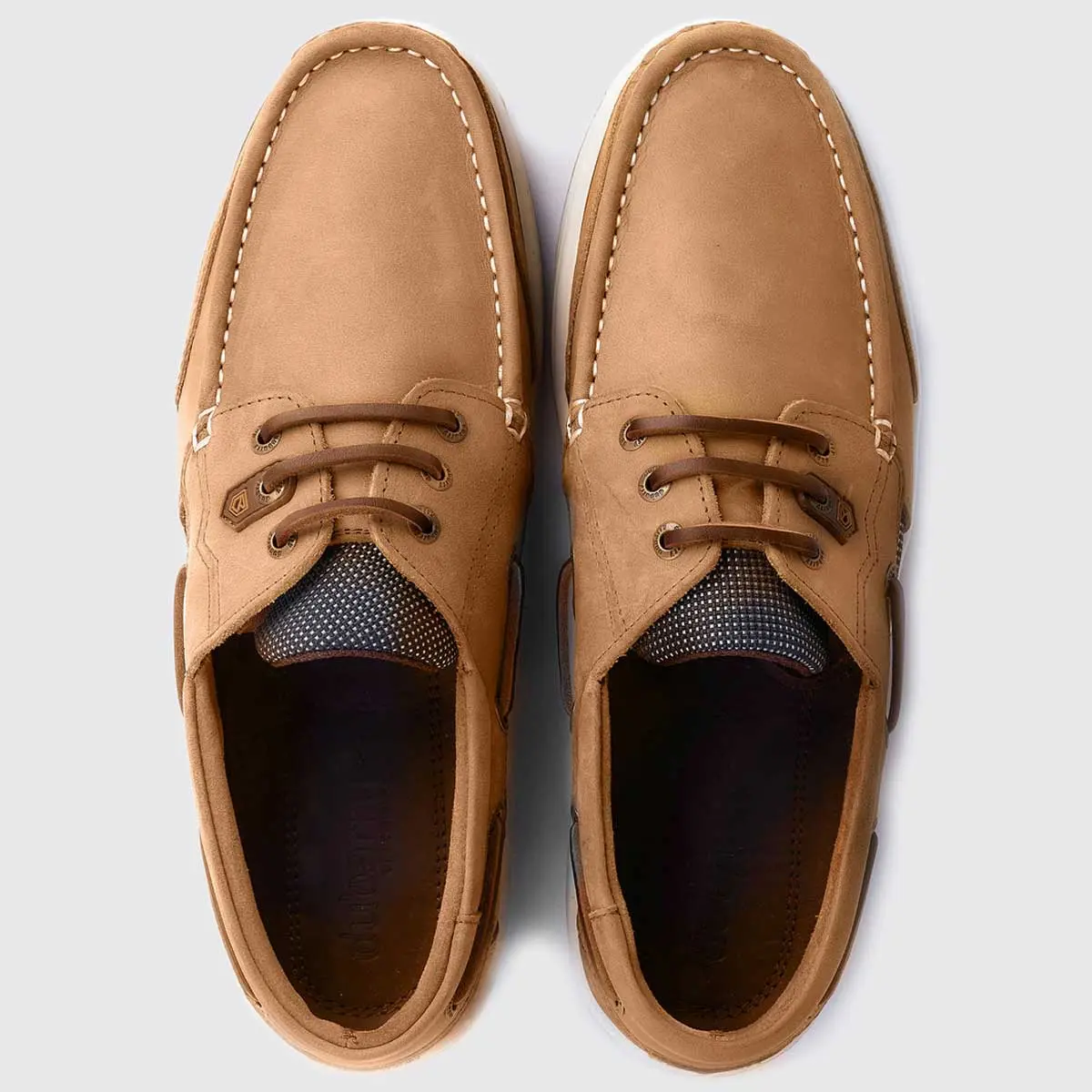 DUBARRY Men's Regatta Deck Shoes - Brown Nubuck - Image 4