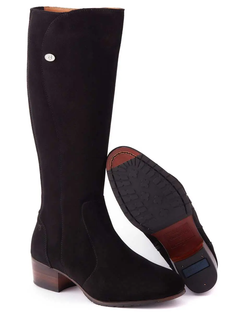 DUBARRY Downpatrick Knee High Boots - Black Suede - Image 3