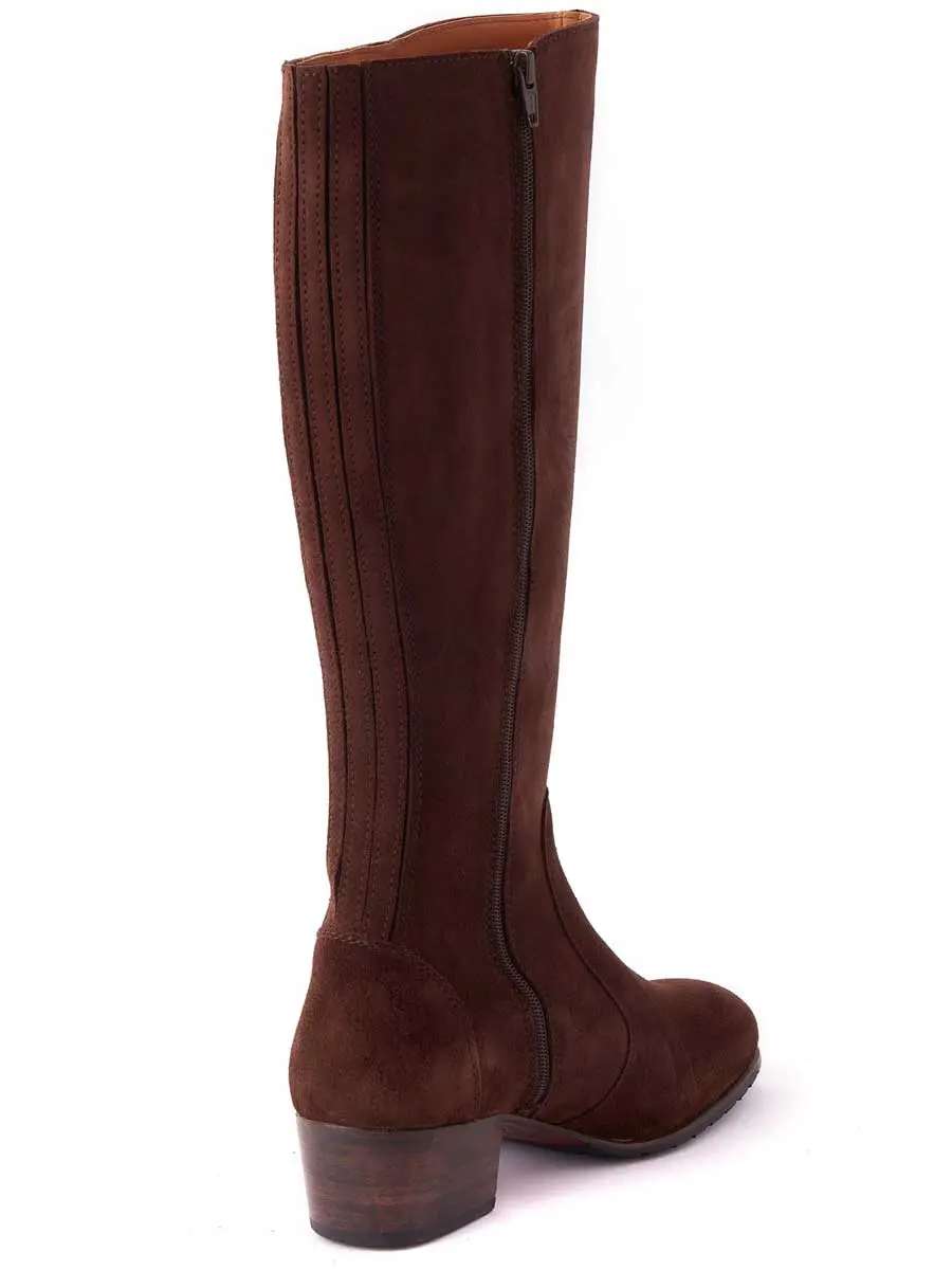 DUBARRY Downpatrick Knee High Boots - Cigar Suede - Image 4