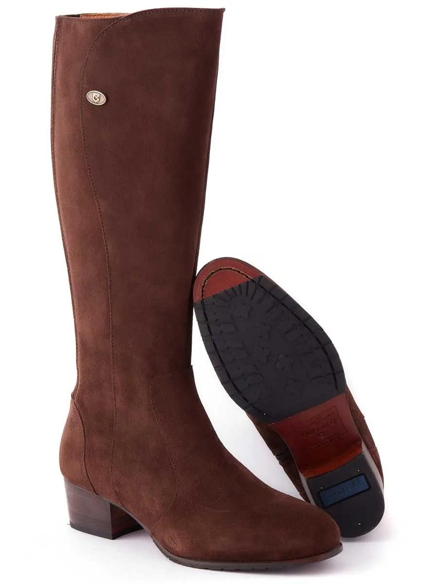 DUBARRY Downpatrick Knee High Boots - Cigar Suede - Image 5