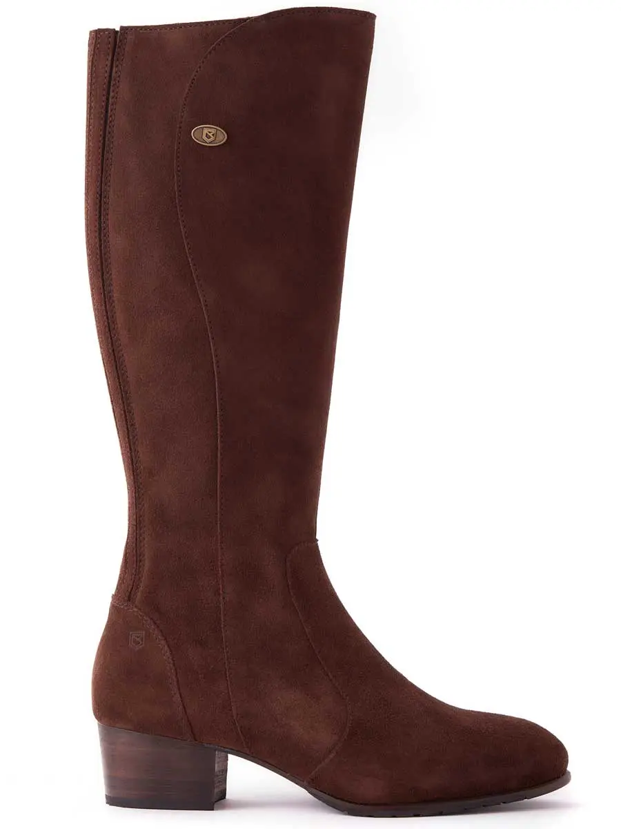 DUBARRY Downpatrick Knee High Boots - Cigar Suede - Image 7