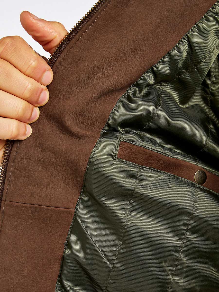 DUBARRY Dunhill Leather Gilet - Mens - Walnut - Image 12