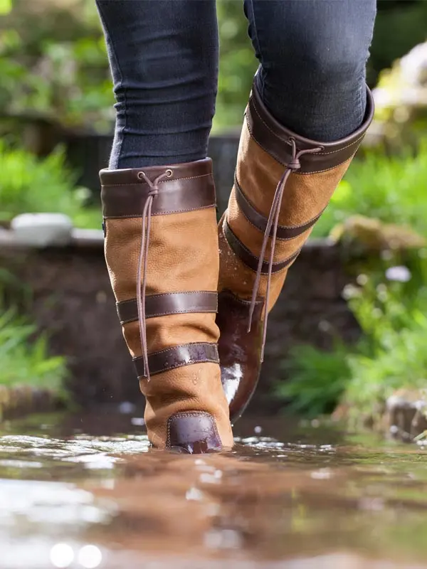 Dubarry Galway Women’s Leather Country Boots - Brown - Image 2