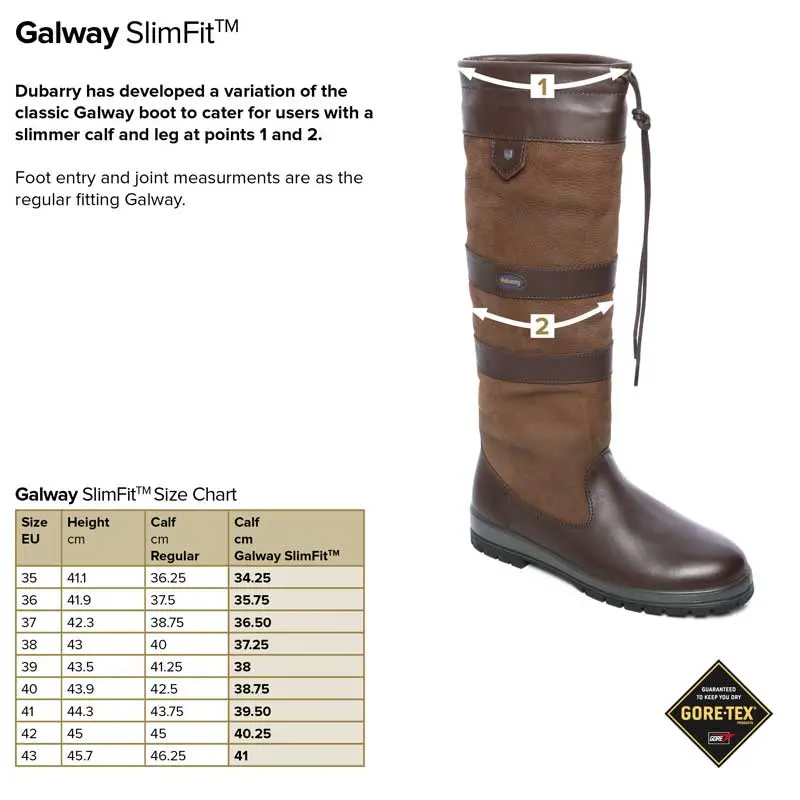 DUBARRY Galway SlimFit™ Country Boots - Black & Brown - Image 5