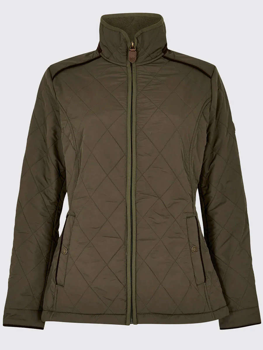 DUBARRY Glenfarne Quilted Jacket - Women's - Olive - Image 4