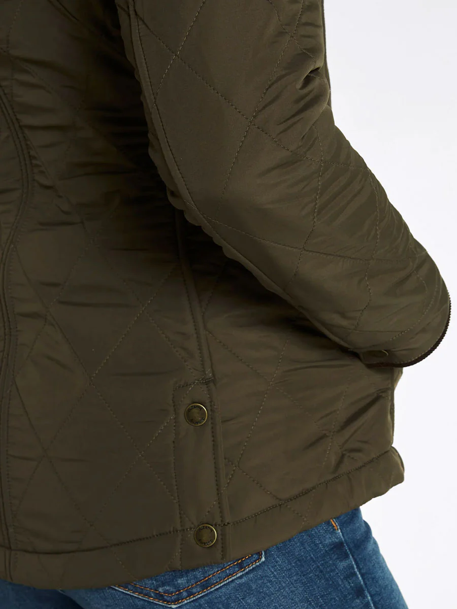 DUBARRY Glenfarne Quilted Jacket - Women's - Olive - Image 6