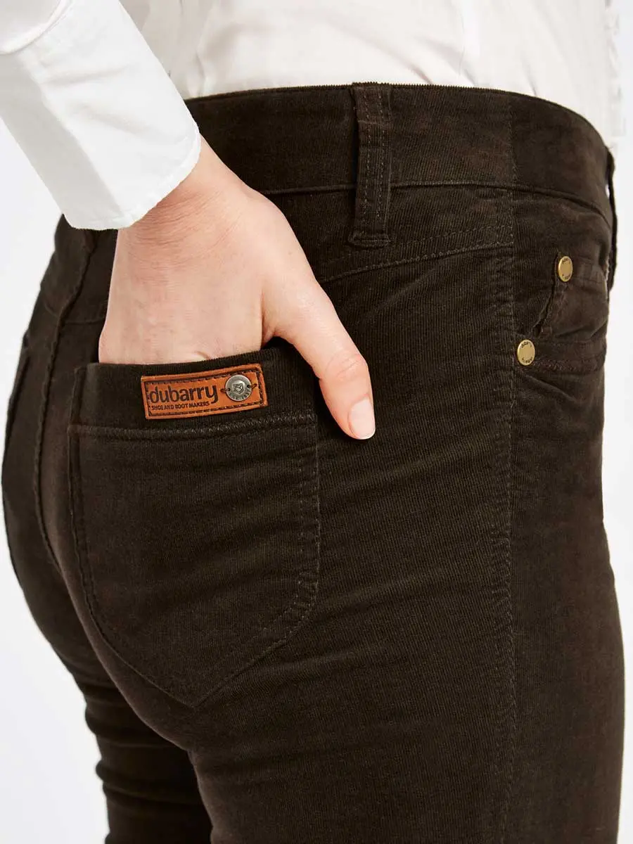 DUBARRY Honeysuckle Ladies Skinny Pincord Jeans - Bourbon - Image 2