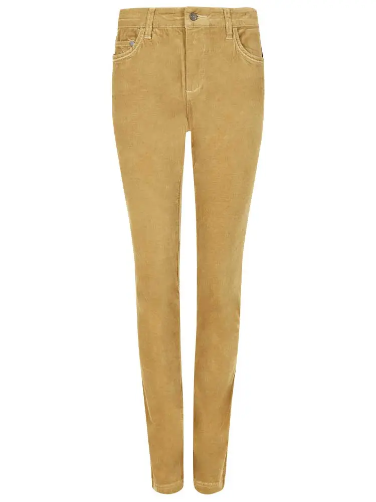 DUBARRY Honeysuckle Ladies Skinny Pincord Jeans - Camel - Image 3