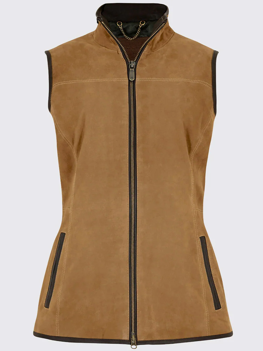 DUBARRY Kingston Leather Gilet - Women's - Tan - Image 2