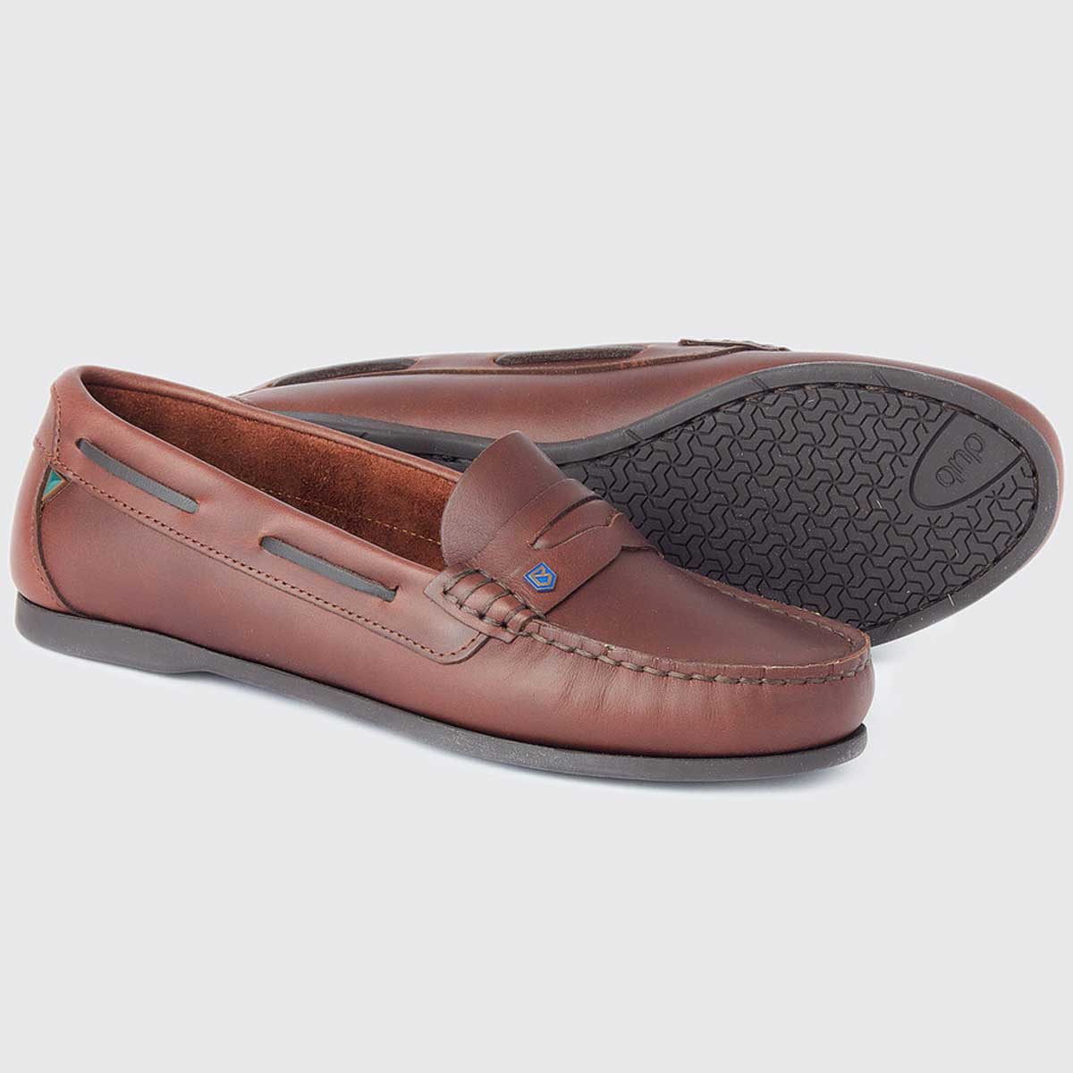 DUBARRY Ladies Belize Deck Shoes - Mahogany - Image 2