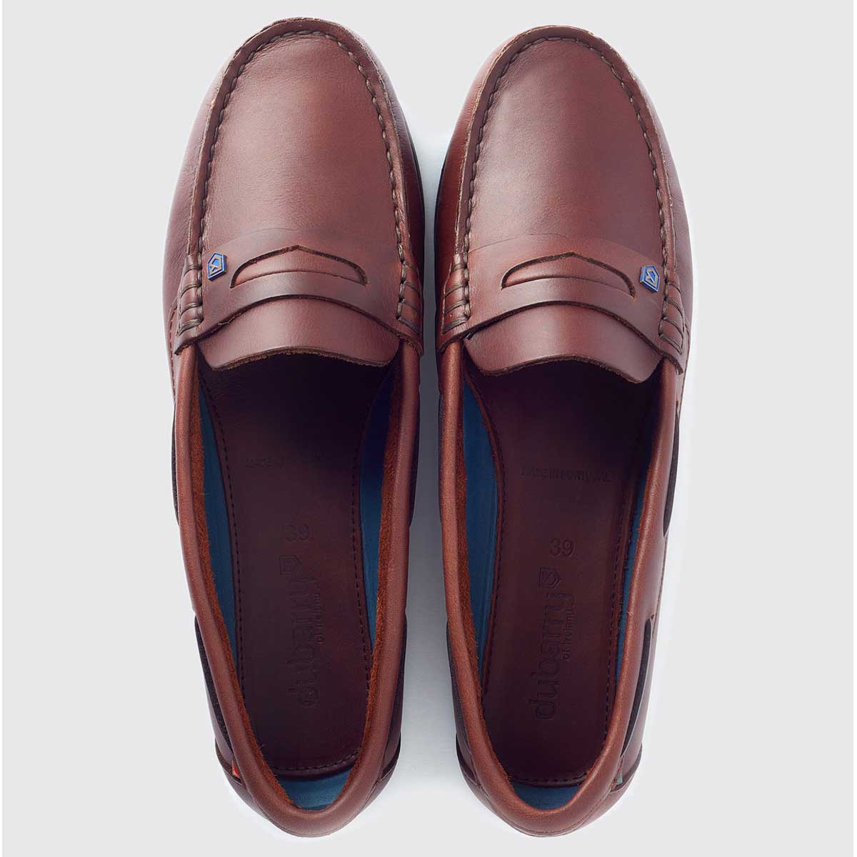 DUBARRY Ladies Belize Deck Shoes - Mahogany - Image 3