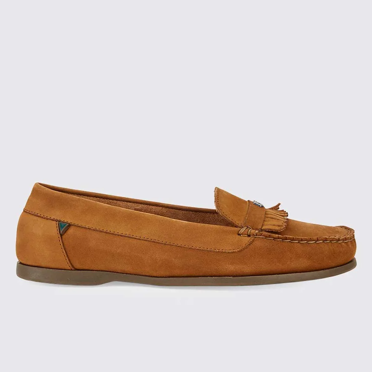 DUBARRY Ladies Florence Slip On Deck Shoes - Cognac - Image 3