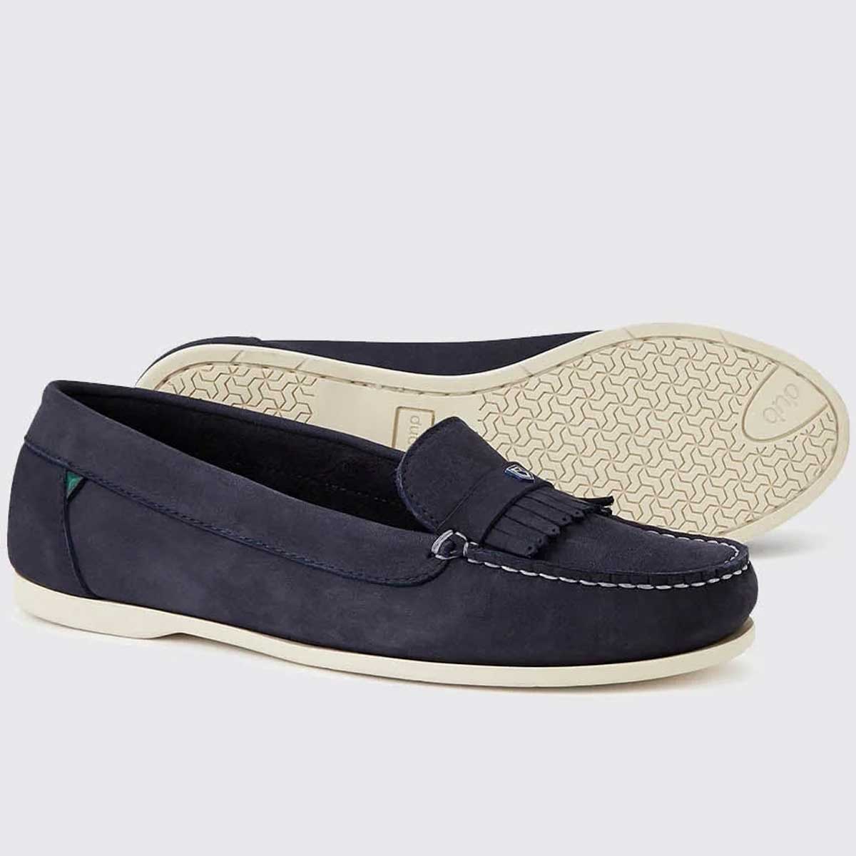 DUBARRY Ladies Florence Slip On Deck Shoes - Denim - Image 2