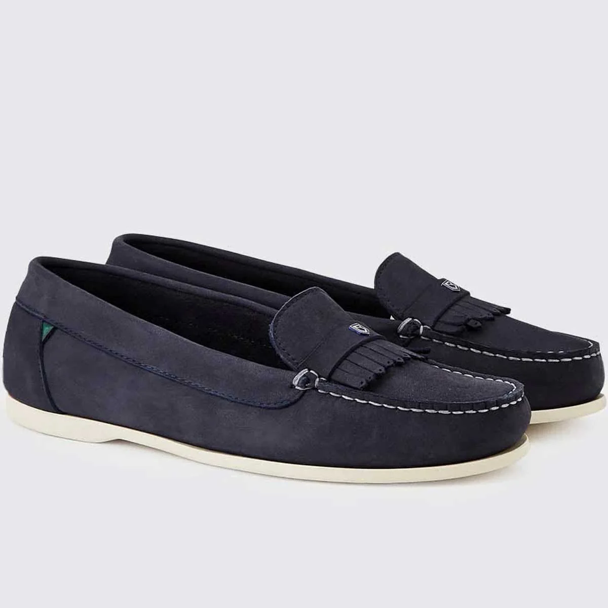 DUBARRY Ladies Florence Slip On Deck Shoes - Denim - Image 4