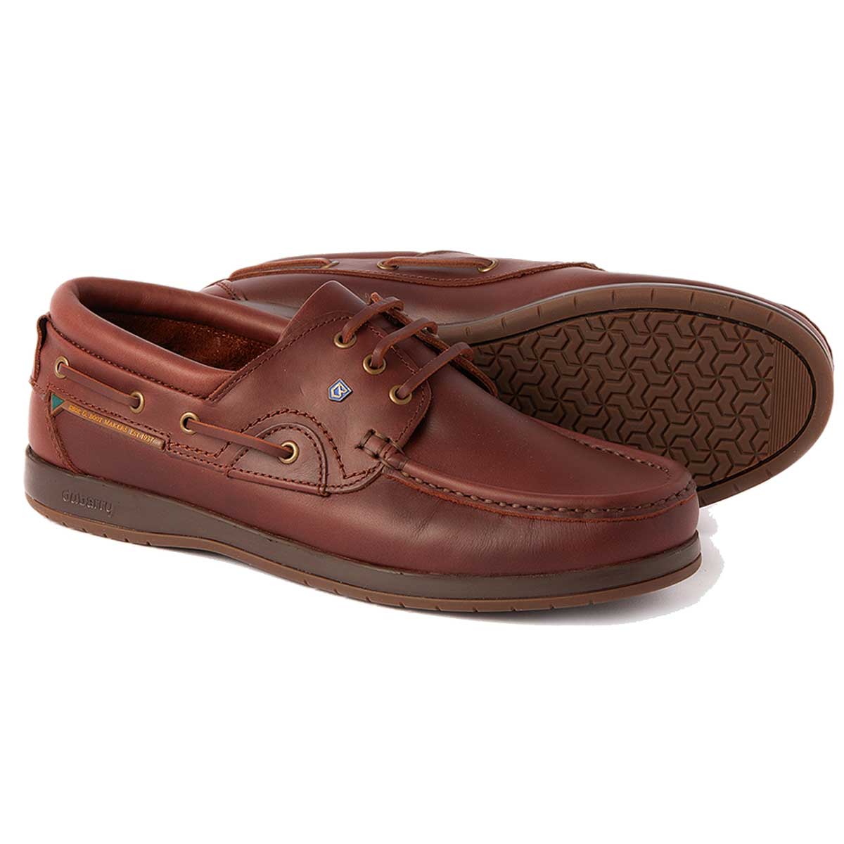 DUBARRY Men's Commodore X LT Deck Shoes - Mahogany - Image 2