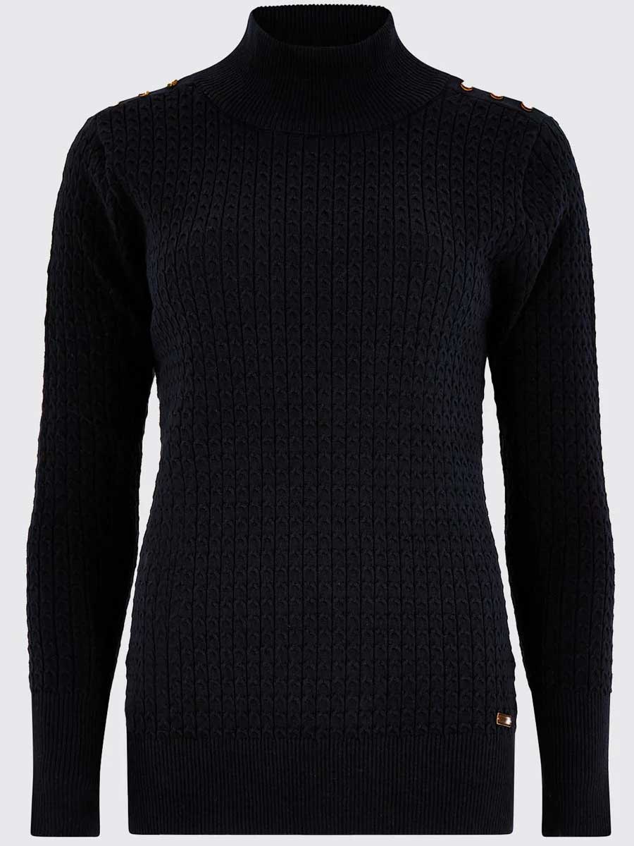 DUBARRY Monkstown Cable Stitch Sweater - Women's - Navy - Image 4