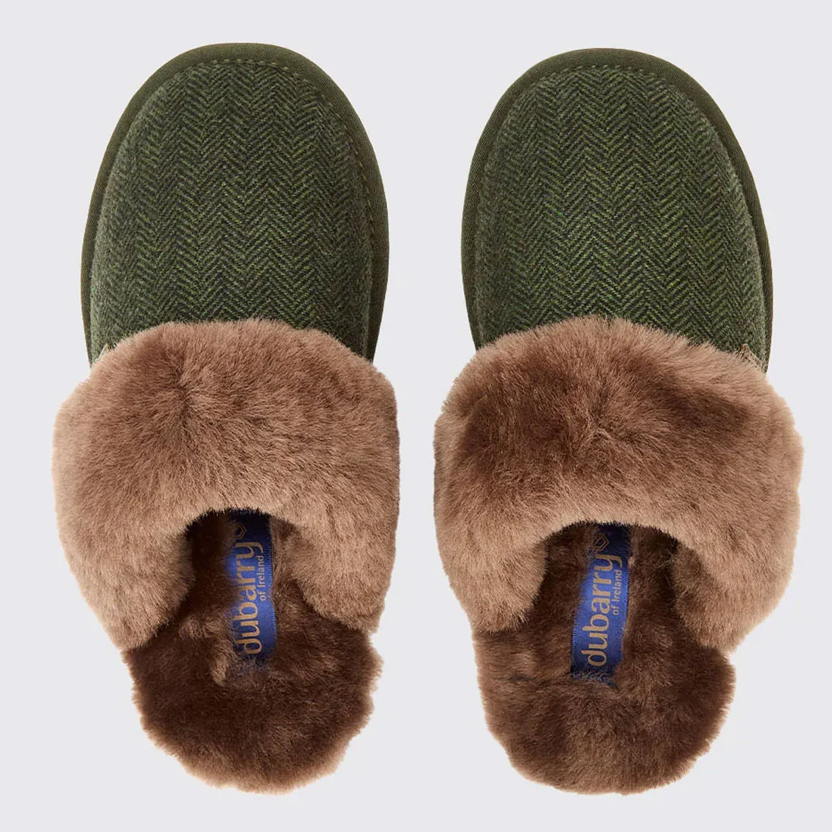 DUBARRY Mullingar Women's Mule Slippers - Olive - Image 5