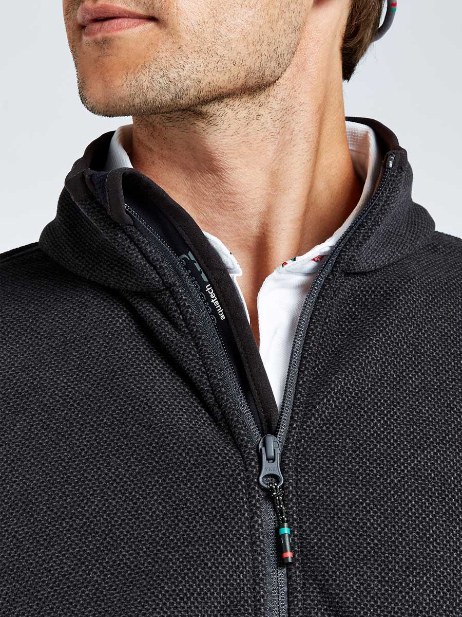 DUBARRY Mustique Mens Full-Zip Technical Fleece - Graphite - Image 2