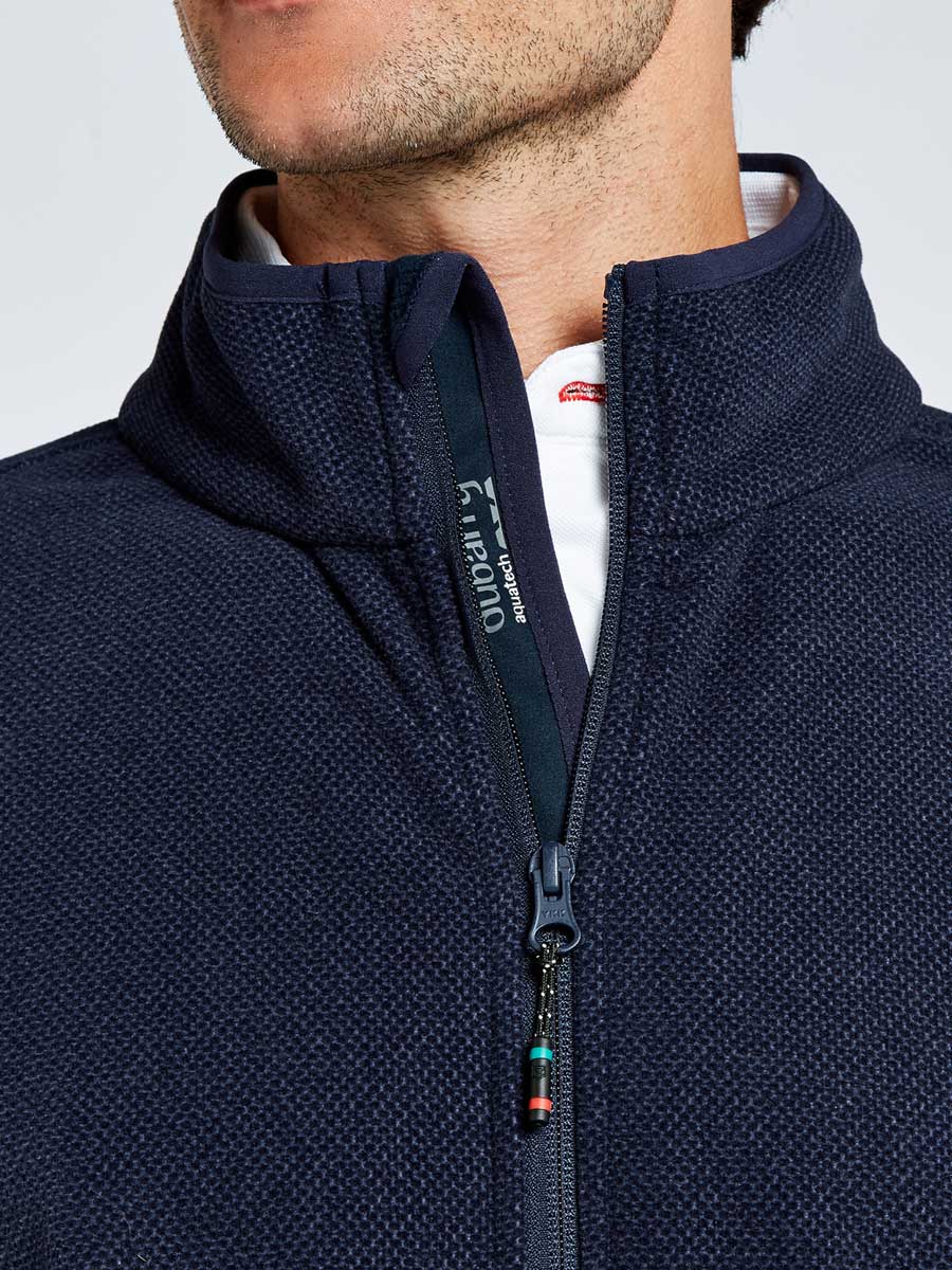 DUBARRY Mustique Mens Full-Zip Technical Fleece - Navy - Image 2