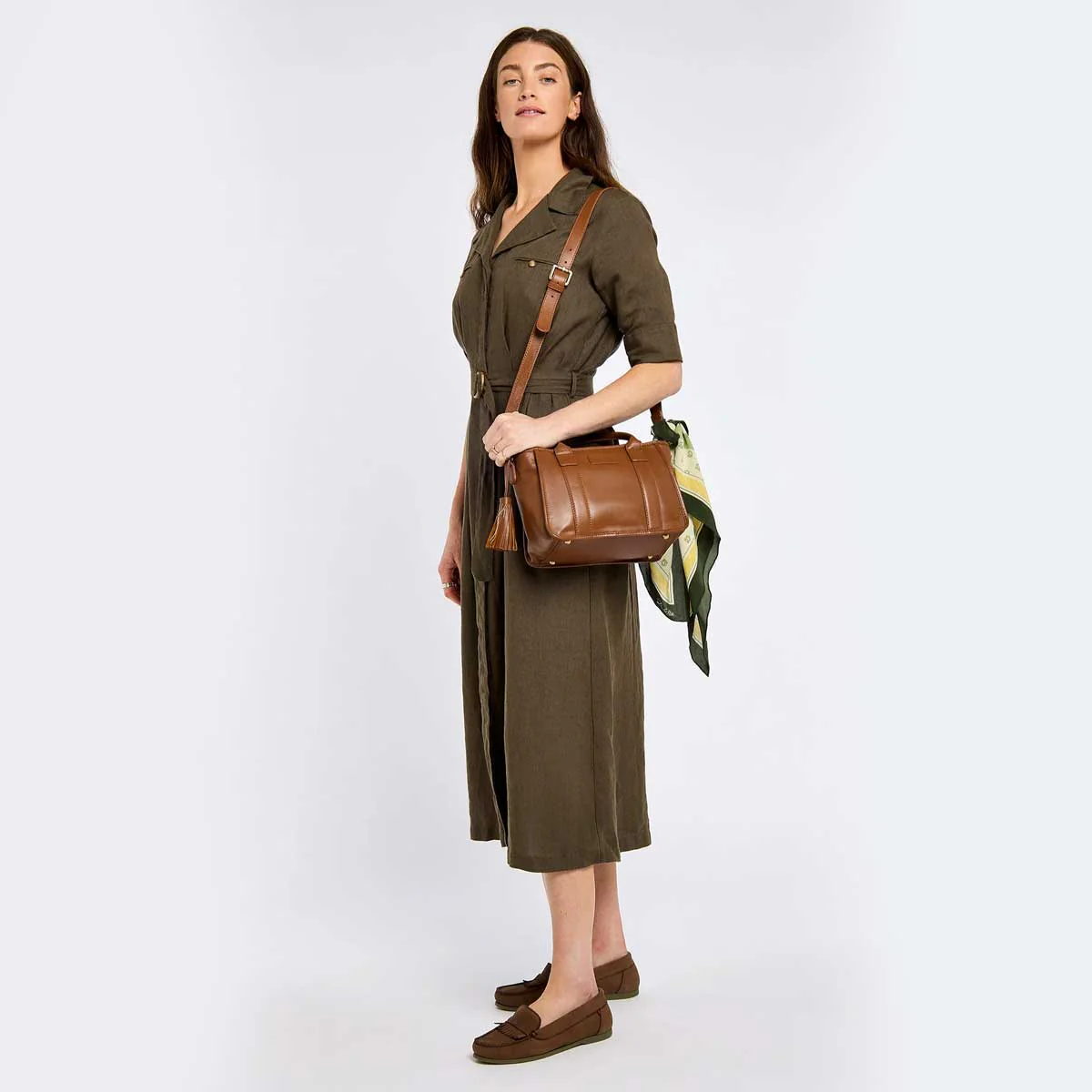 DUBARRY Ramelton Medium Size Leather Handbag - Women's - Caramel - Image 2