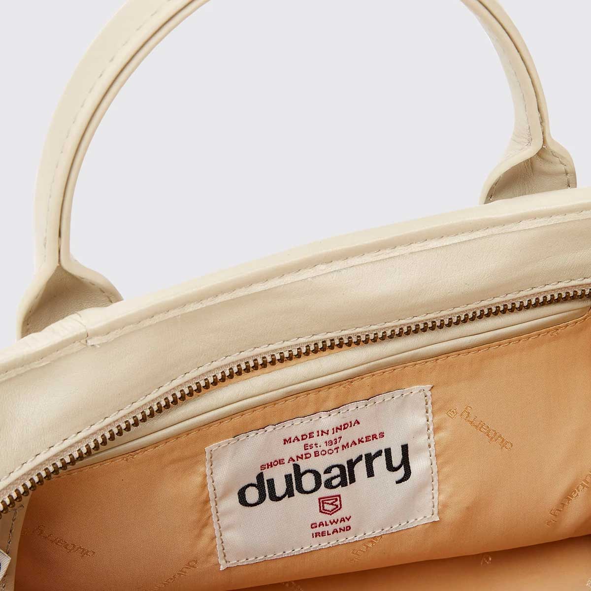 DUBARRY Ramelton Medium Size Leather Handbag - Women's - Oyster - Image 6