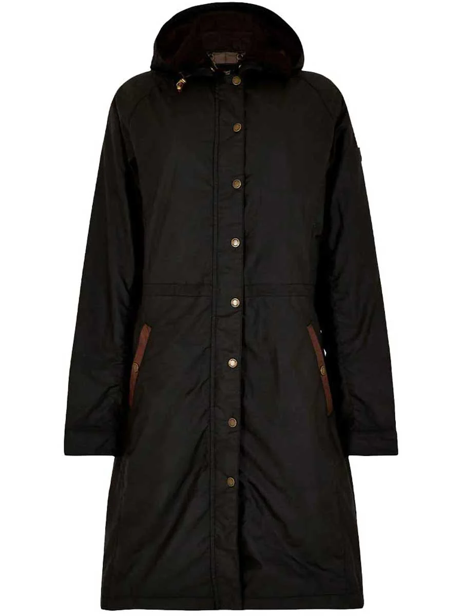 DUBARRY Redington Wax Coat - Women's - Black - Image 2