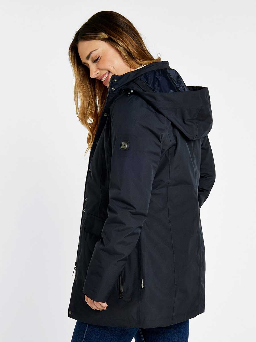 DUBARRY Robinson Waterproof Jacket - Women's - Navy - Image 5