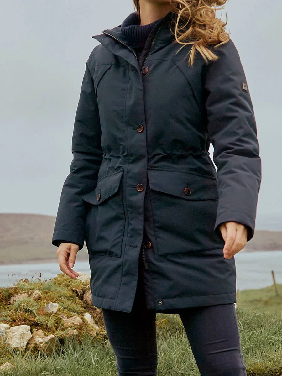 DUBARRY Sandford Waterproof Parka - Women's - Navy - Image 2