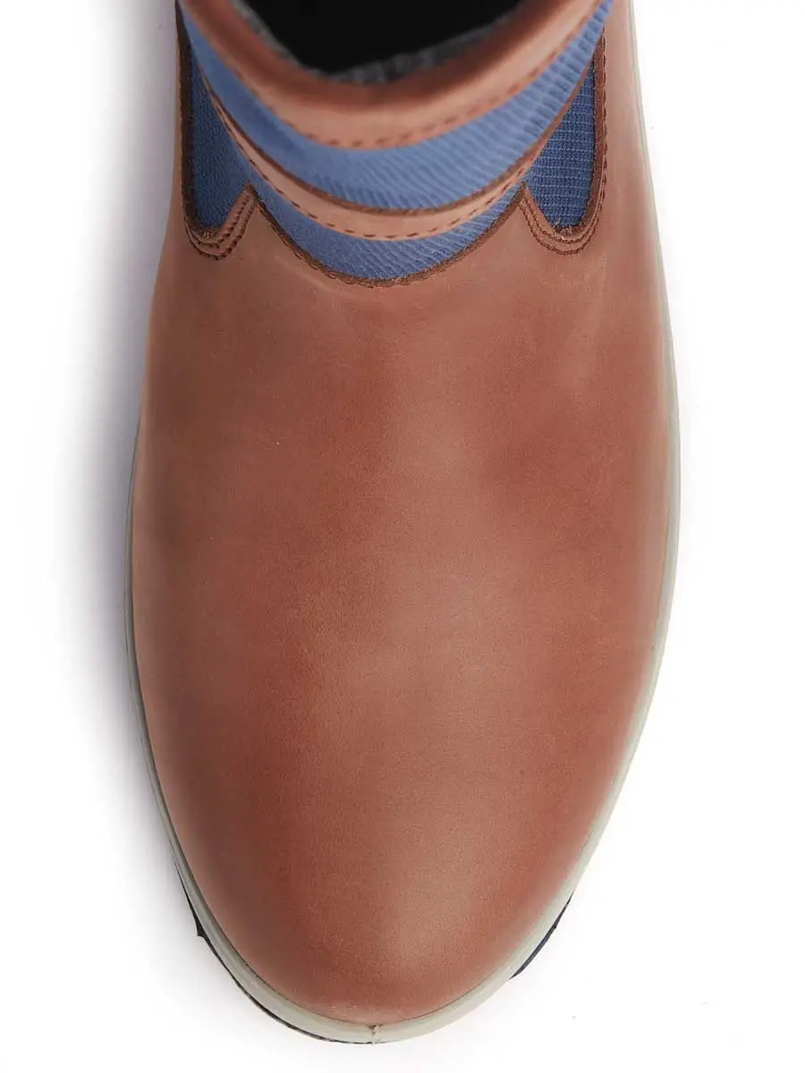 DUBARRY Shamrock ExtraFit Sailing Boots - Navy & Brown - Image 4