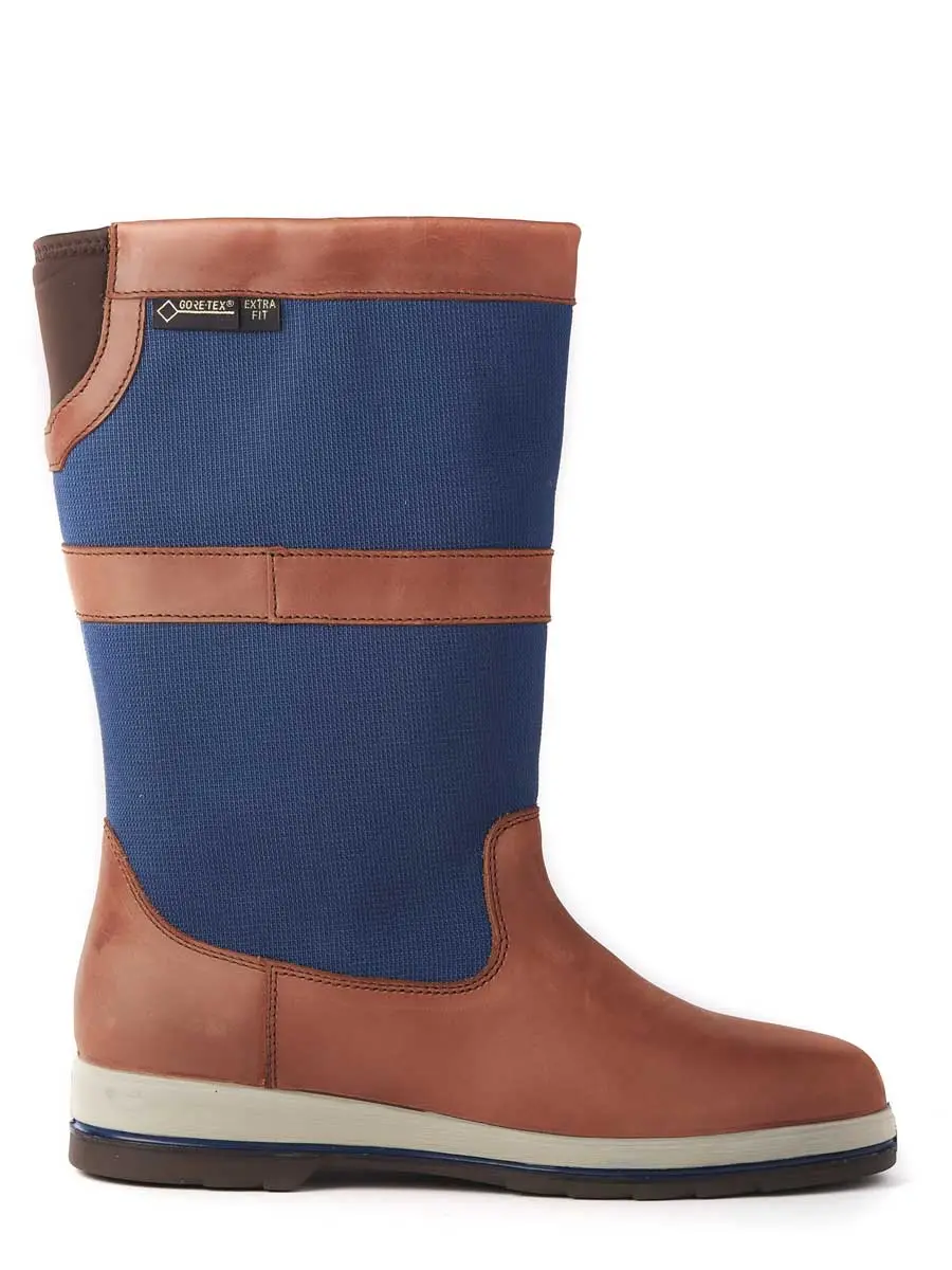 DUBARRY Shamrock ExtraFit Sailing Boots - Navy & Brown - Image 5